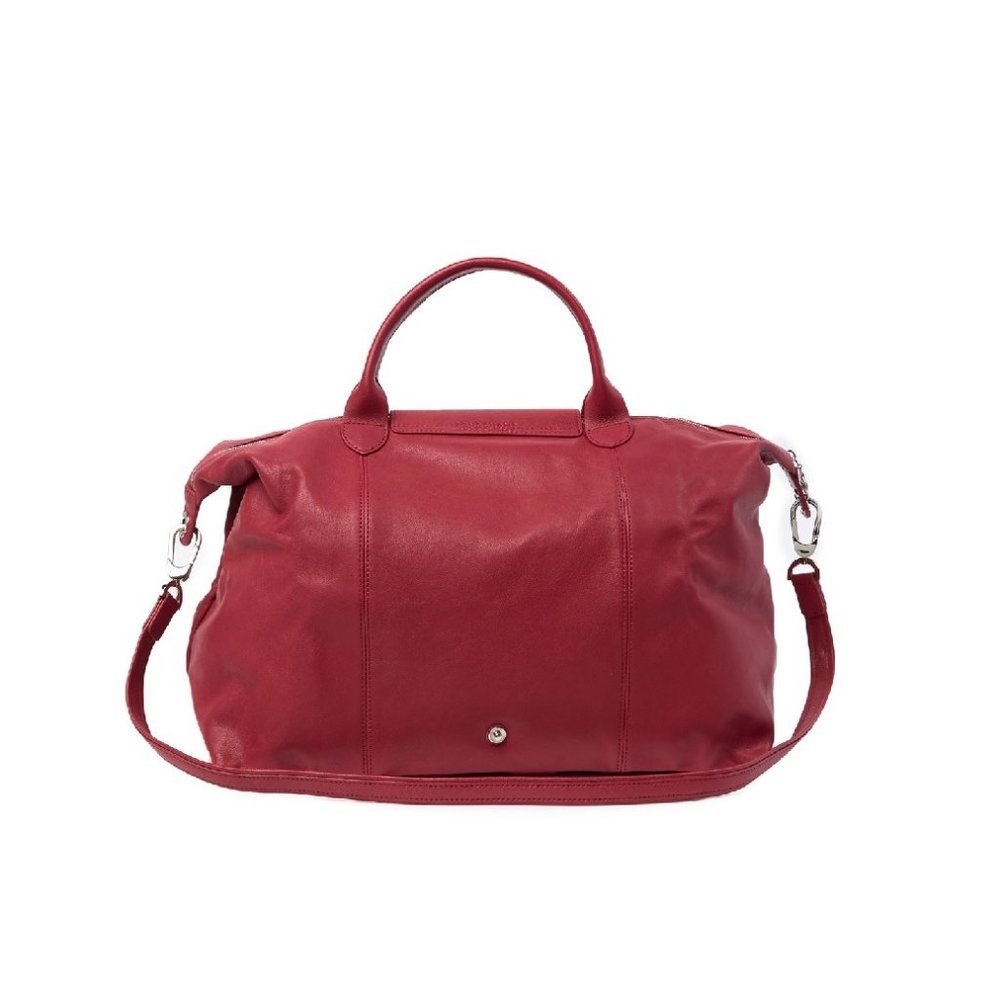 🎁 LONGCHAMP Le Pliage Cuir Leather Handbag - Picture 4 of 16